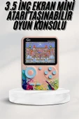 3 İnç Ekran 500 Oyunlu Game Box Mini Taşınabilir Oyun Konsolu thumbnail 2