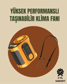 Taşınabilir USB Şarjlı Turbo Fan – 3 Modlu Soğutma, Hafif & Kompakt thumbnail 1