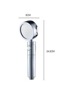 Masaj ve Yağmur Modlu Çok İşlevli Paslanmaz Çelik Duş Başlığı thumbnail 3