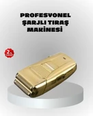Profesyonel Erkek Tıraş Makinesi Islak Kuru Kullanım ve Şarjlı Sistem thumbnail 1