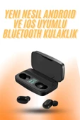 TWS Bluetooth Kulaklık 5.0 Bluetooth Bağlantılı Dokunmatik Kontrol Özelliği thumbnail 2