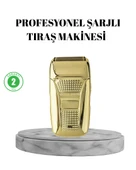 Islak Kuru Kullanımlı Şarjlı Tıraş Makinesi Ergonomik ve Cilt Dostu thumbnail 1