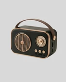 Nostaljik Retro Radyo – Bluetooth, USB ve FM Özellikli Şık Tasarım thumbnail 2