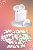 Yeni Nesil Dokunmatik Kontrol Çağrı Cevaplayabilen Kablosuz Bluetooth Kulaklık thumbnail 1