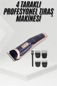 Tıraş Makinesi 4 Başlıklı Paslanmaz Çelik Bıçaklı Tüm Saç Tiplerine Uygun thumbnail 3