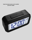 Fotoselli Dijital Masa Saati Aydınlatmalı Alarm ve Tarih Göstergeli thumbnail 2
