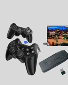 Kablosuz Taşınabilir Oyun Konsolu 2.4G TV Bağlantılı Kompakt Tasarım thumbnail 3