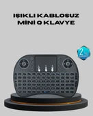 Aydınlatmalı Touchpad’li Q Klavye – Türkçe Karakterli, USB Bağlantılı, Numerik Tuş Takımı thumbnail 1