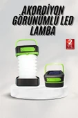 Katlanabilir Kamp Lambası Akordiyon Lamba Şarjlı 3 Kademeli Solar thumbnail 2