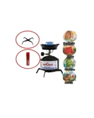 Kolay Ayarlanabilir Alevli ve Güvenli Metal Kamp Ocağı thumbnail 3