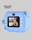 Termal Baskı Teknolojili Anında Fotoğraf Kamerası – 24MP Çift Lens, 32GB Hafıza thumbnail 2