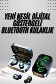 2025 Model Bluetooth Kulaklık Telefon Şarj Edebilen Çağrı Cevaplama Dijital Göstergeli thumbnail 2