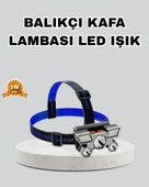 Outdoor ve Gece Balıkçılığı İçin LED Kafa Lambası – USB Şarjlı, 60° Ayarlanabilir Far thumbnail 1