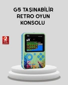 G5 Taşınabilir Retro Game Box 500 Oyunlu Şarjlı Mini Oyun Konsolu thumbnail 1