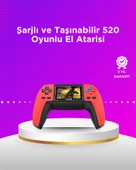P5 Taşınabilir Retro Konsol – 520 Oyun, Ergonomik Tasarım, Nostaljik Eğlence thumbnail 1