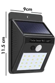 Bahçe Aydınlatması Güneş Enerjili Led Işık Lamba Sensörlü Dekoratif thumbnail 3