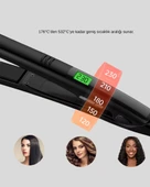 Dijital Ekranlı Isı Ayarlı Saç Düzleştirici –  Titanyum Plaka, Seyahat Dostu Tasarım thumbnail 4