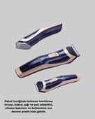 Profesyonel Şarjlı Saç ve Sakal Kesme Makinesi – Unisex, 12 mm Ayarlanabilir Başlık thumbnail 4