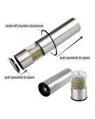 Elektrikli Baharat Öğütme Cihazı Ergonomik Şeffaf Gövde thumbnail 3