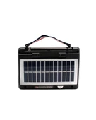 KTF-1428 Nostaljik Solar Enerjili Bluetooth Speaker – Radyo, SD/USB MP3 Çalar, Güçlü Taşınabilir Hoparlör thumbnail 1