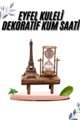 Paris Eyfel Kulesi Hediyelik Eyfel Retro Kum Saati Dekoratif Eşya thumbnail 1