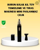 Şarjlı burun ve kulak kılı temizleme cihazı thumbnail 1