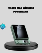 MagSafe Powerbank 10.000 mAh Kablosuz ve Dijital Ekranlı Hızlı Şarj Cihazı thumbnail 1