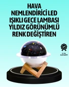 USB ile çalışan projektörlü aromaterapi nemlendirici masaüstü kullanım için uygun thumbnail 1