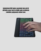 Türkçe Q Klavye RGB Işıklı Ergonomik Tasarımlı thumbnail 2