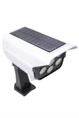 Solar Bahçe Aydınlatması Hareket Sensörlü Uzaktan Kumandalı Kamera Görünümlü thumbnail 4