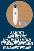 Yeni Nesil Vakumlu Pilli Siyah Nokta ve Yüz Temizleme Cihazı 4 Başlıklı thumbnail 1