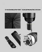 Isı ve UV Engelleyici Güneşlik – 360° Bükülebilir Şemsiye Sapı ile Konfor thumbnail 4