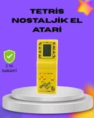 Klasik Tetris Oyunu El Konsolu – Taşınabilir Pil ile Çalışan Retro El Aterisi thumbnail 1