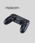 PS4 Kablosuz Oyun Kolu Gecikmesiz Bağlantılı Ergonomik Tasarımlı thumbnail 3