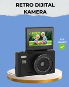 Taşınabilir Dijital Kamera 5K 75MP Stabilizasyonlu 18x Zoom Otofokus thumbnail 1