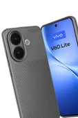 Vivo V60 Lite Auto Focus Karbon Kapak - Gri-(5796) thumbnail 3