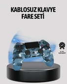 Kablosuz PS4 Controller Çift Motorlu Dayanıklı Gamepad thumbnail 1