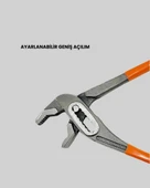 Ayarlanabilir Kurbağacık Pense Boru Anahtarı Çelik Malzeme thumbnail 3