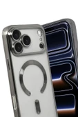Apple iPhone 17 Pro Max Kross Magneticsafe Kapak - Titan Gri-(5796) thumbnail 3