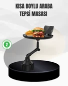 Universal Araç İçi Bardaklık Tepsisi 9 İnç Yemek Alanı ve Telefon Standlı thumbnail 1