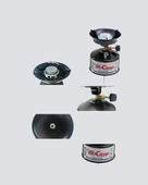 Kompakt Kamp Ocağı Seti Gaz Tüplü Ayarlanabilir Alevli 400g Hafif Tasarım thumbnail 2