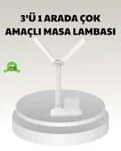 LED Işıklı Masa Lambası – Göz Yormayan, Kısılabilir ve Esnek Başlıklı thumbnail 1