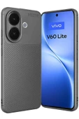Vivo V60 Lite Auto Focus Karbon Kapak - Gri-(5796) thumbnail 1