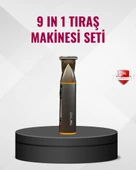 9’u 1 Arada Çoklu Bakım Tıraş Seti Profesyonel Saç Sakal Kesme thumbnail 1