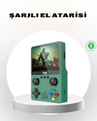 Taşınabilir Oyun Konsolu 3.5 İnç IPS Ekran Yaylı Çift LR Tuşlu thumbnail 1