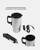 Çakmak Girişli Isıtıcı Termos Bardak Düşük Tüketimli thumbnail 3