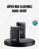 Taşınabilir Elektrikli Tıraş Makinesi USB Şarjlı 5W Motor ve 0.3 mm Hassas Kesim thumbnail 1