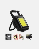 Şarjlı COB LED Anahtarlık Fener – 4 Modlu, Manyetik ve Katlanabilir Standlı thumbnail 1