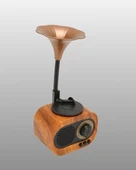 Şarjlı Mini Retro Radyo Bluetooth Hoparlör Çoklu Bağlantı Seçenekli thumbnail 3