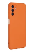 Samsung Galaxy A04S Kılıf Nano içi Kadife Silikon - Turuncu-(5796) thumbnail 2